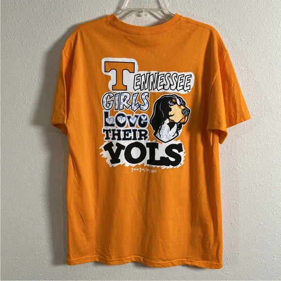 Anvil Tops - Anvil Tennessee Vols Women’s Graphic T-Shirt Tenn Girls Love Their Vols Sz XL